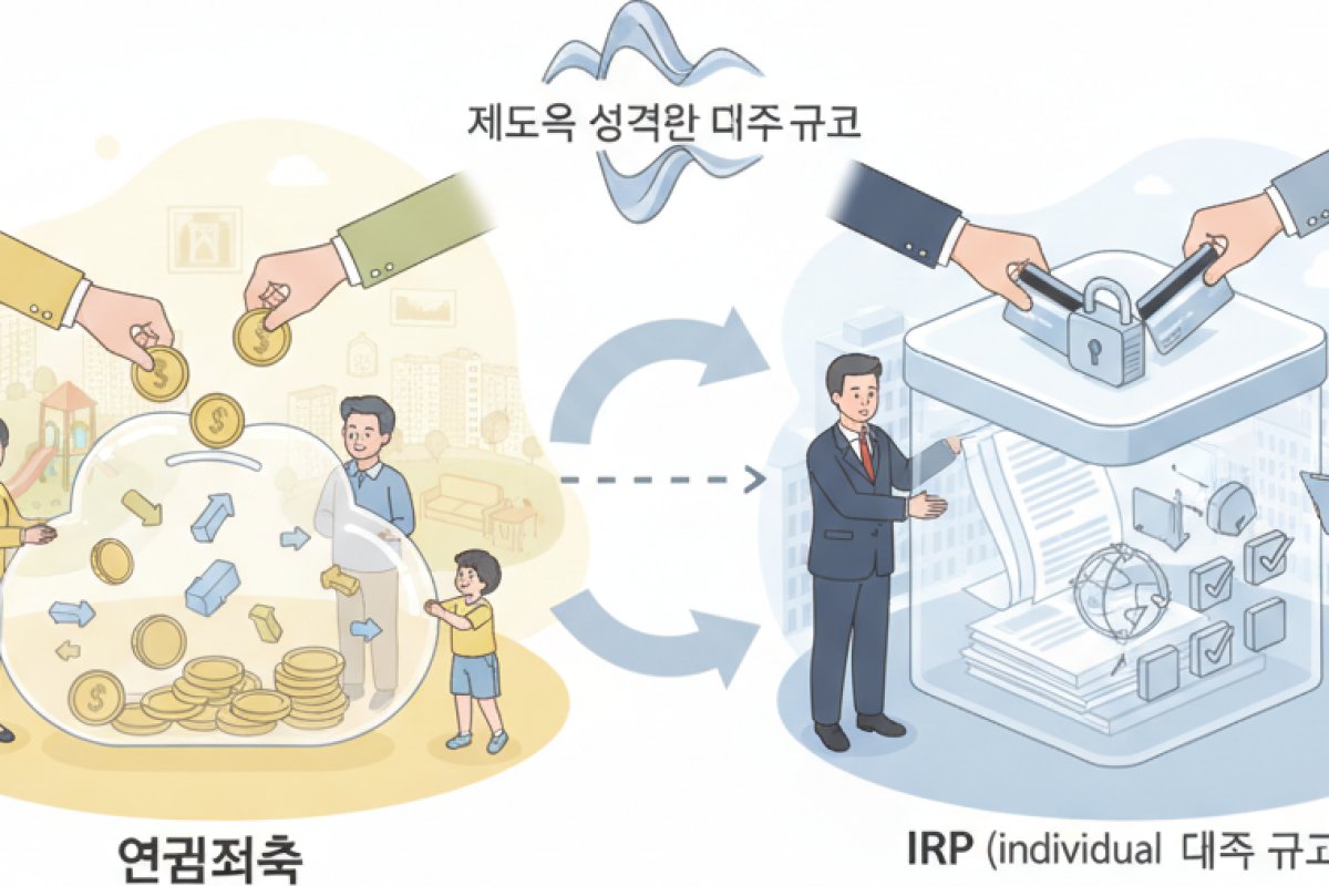 제도적 성격과 투자 규제로 살펴보는 연금저축과 IRP의 핵심 차이