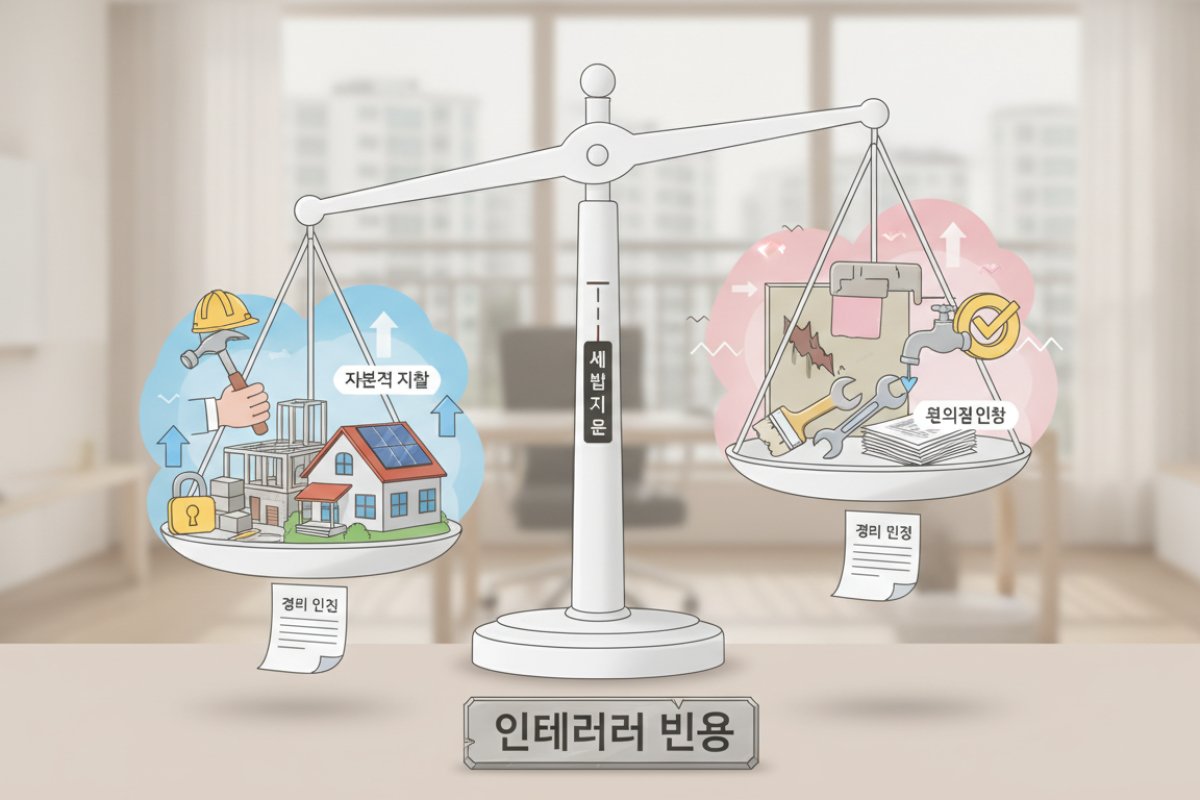 자본적 지출과 수익적 지출, 세법이 가르는 명확한 경계선
