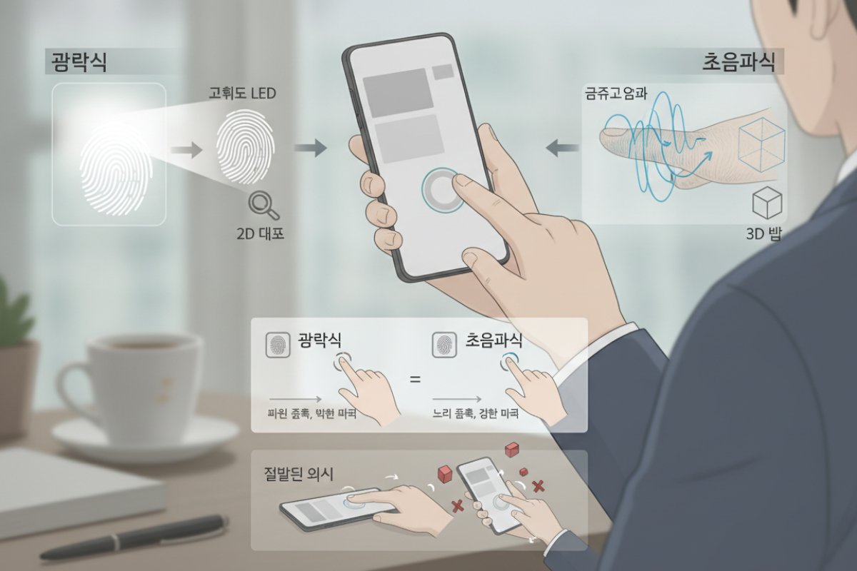 지문 센서 작동 원리에 맞춘 손가락 다각도 등록 요령