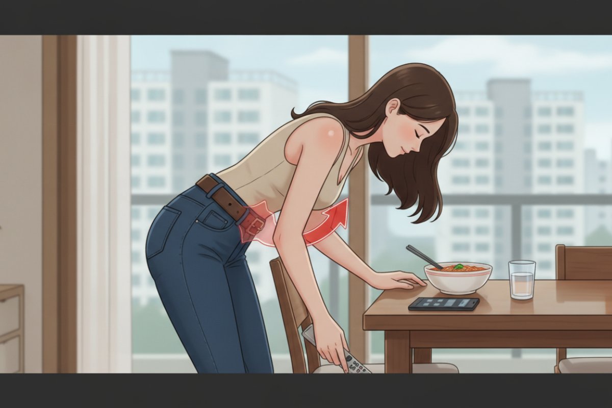 복압 상승을 부르는 일상 행동과 의복 착용의 위험성