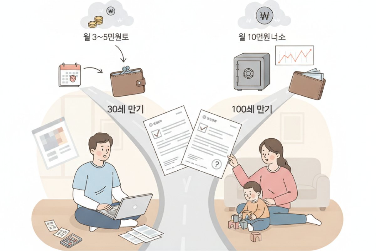 30세 만기 vs 100세 만기, 우리 집 재정에 맞는 정답은?