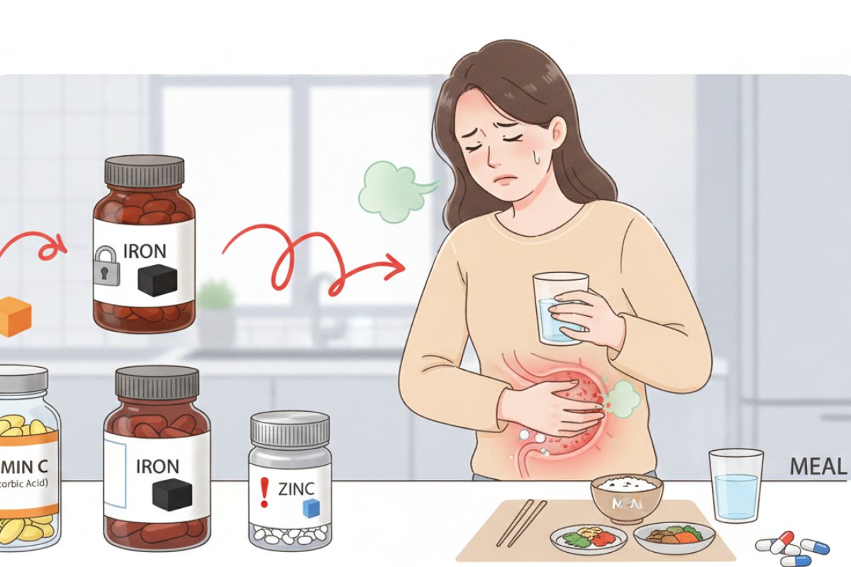 위장 장애 예방과 기저 약물 간섭을 줄이는 안전 복용 원칙