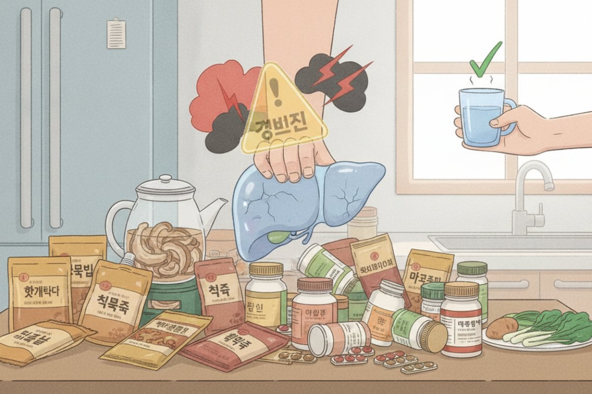 간 해독계를 지키는 생활 수칙과 독성 간손상 위험 방지