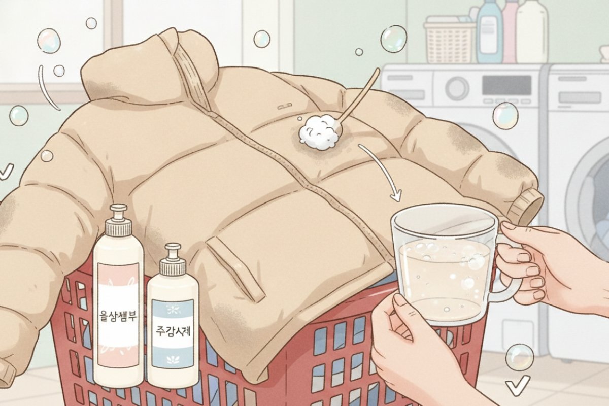 목 둘레와 소매 찌든 때 완벽 분해를 위한 1차 국소 애벌빨래 공정