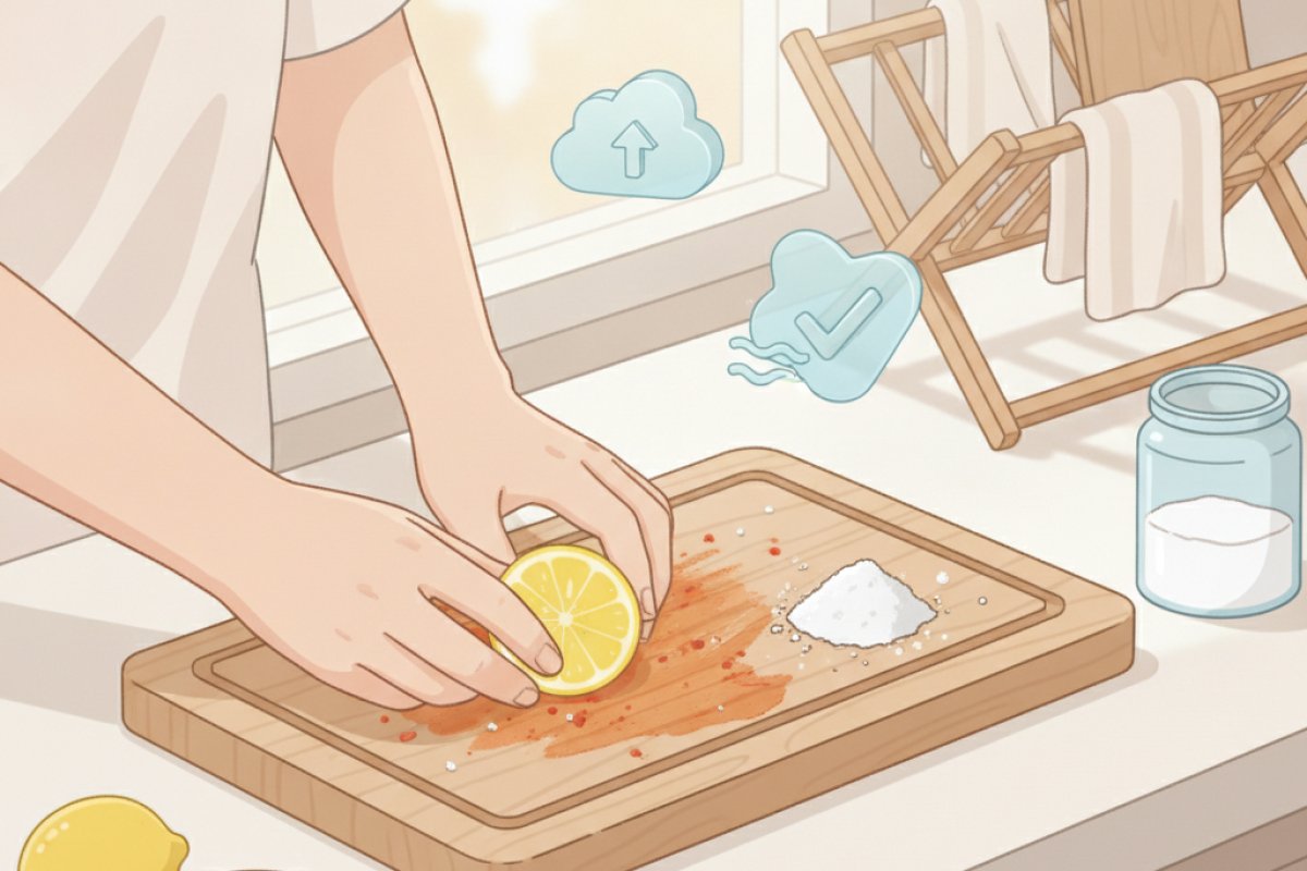 김치 얼룩과 비린내 잡는 천연 살균법과 올바른 건조 환경