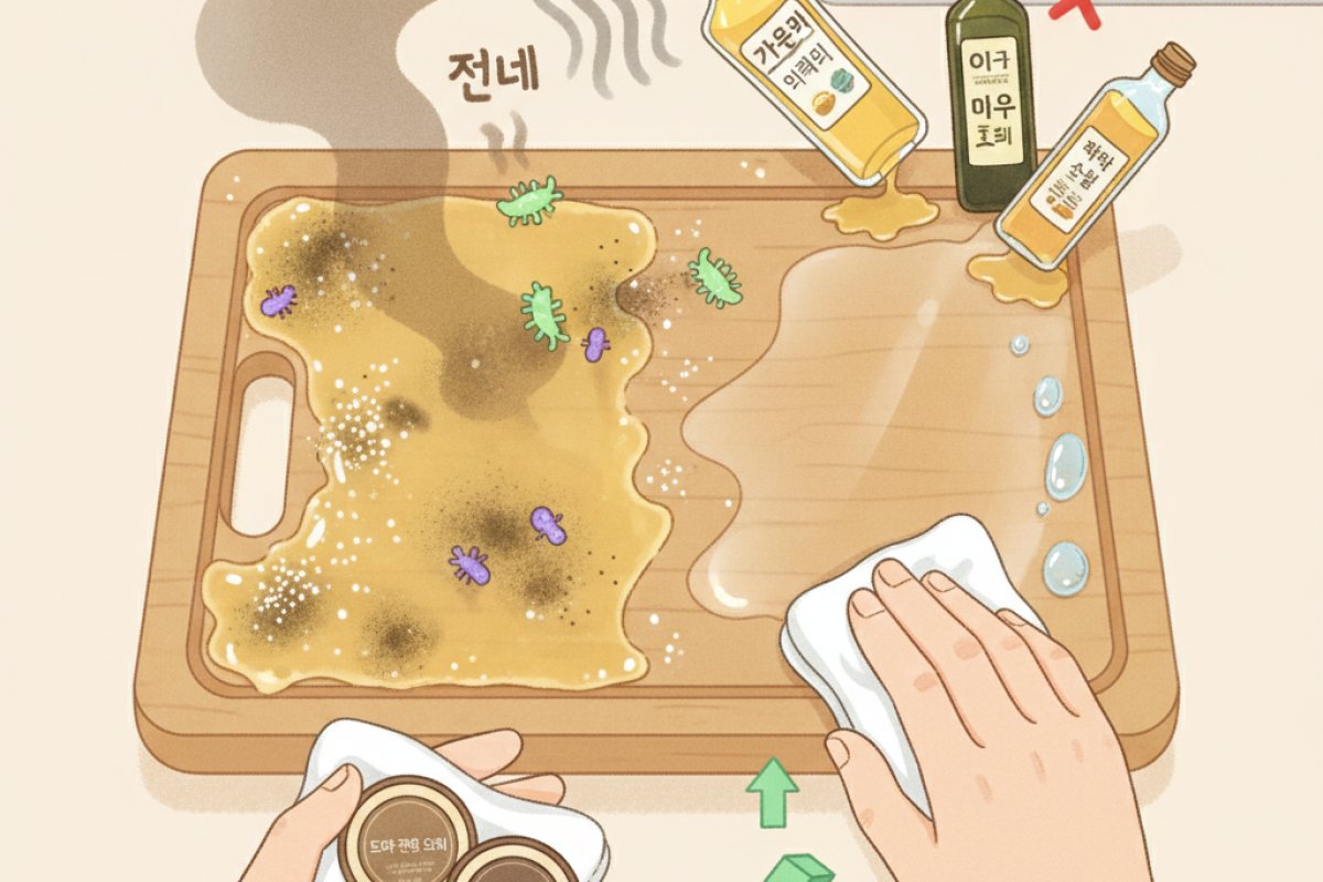 식용유는 멈춰주세요, 전용 오일과 왁스로 완벽한 방수막 입히기