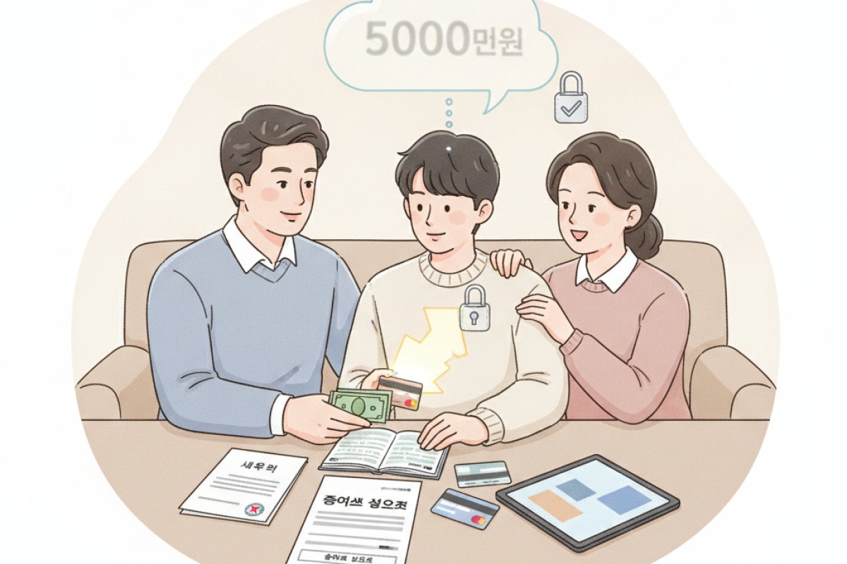 증여재산공제를 연계한 합법적 보험료 재원 이전 방식
