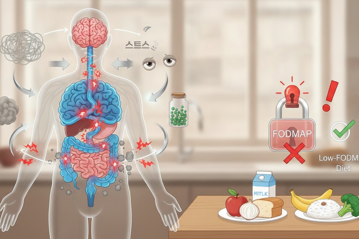 과민성 대장 증후군의 발병 메커니즘과 포드맵(FODMAP)의 원리