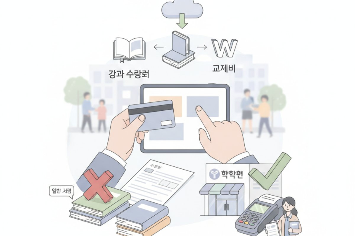 지원 한도와 교재비 복합 결제 및 차액 처리 방법