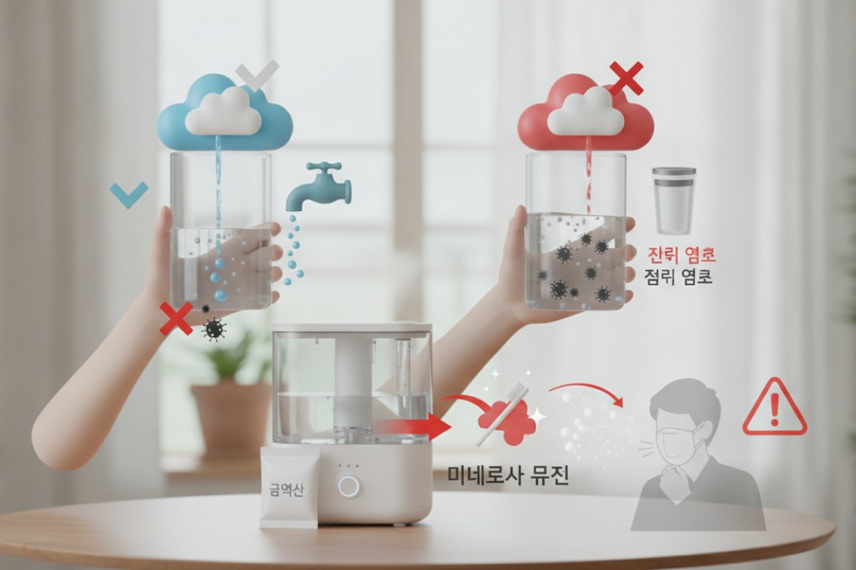 사용 용수 선택 기준과 수조 손상 방지 점검 사항