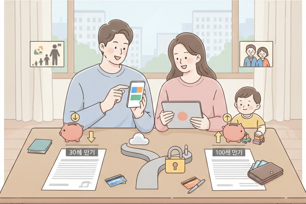 30세 만기와 100세 만기 선택 기준 및 채널별 장단점 비교