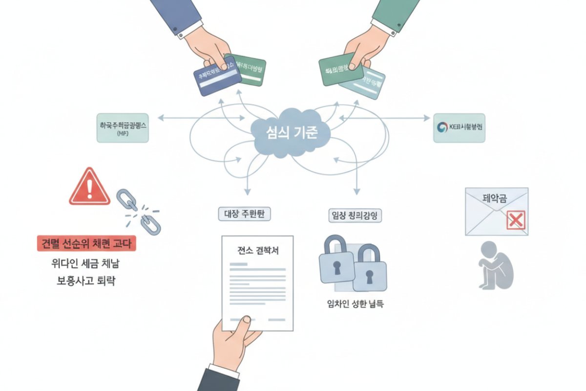 전세대출 심사의 다면적 구조와 계약금 몰취 분쟁의 원인