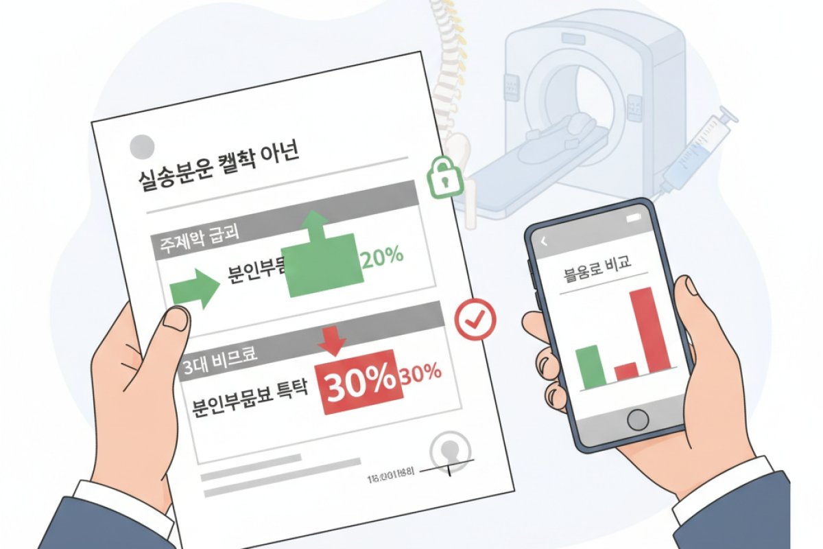 주계약 급여와 3대 비급여 특약의 보장 조건 및 보험료 차등제 분석