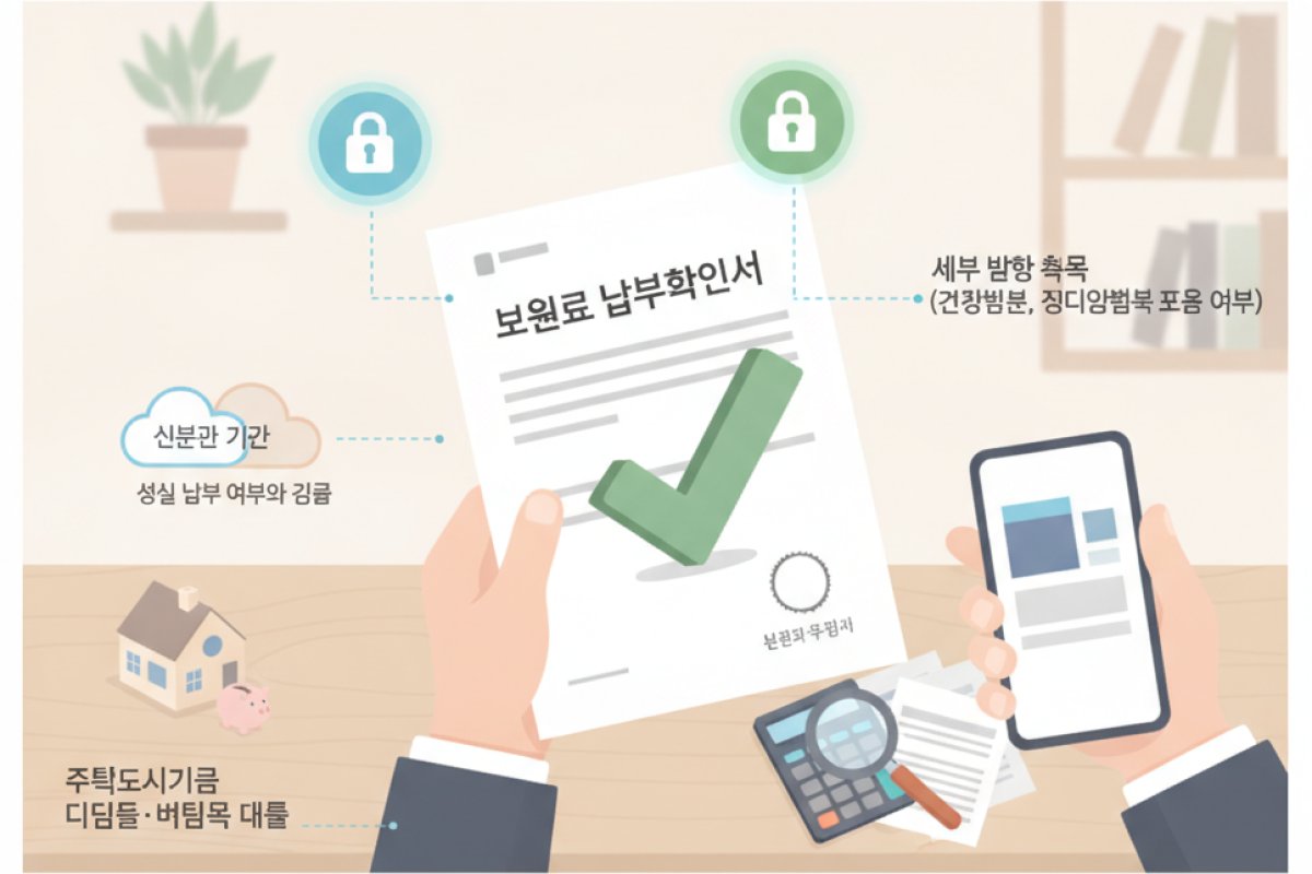 보험료 납부확인서 조회 시 꼭 알아야 할 발급 기준