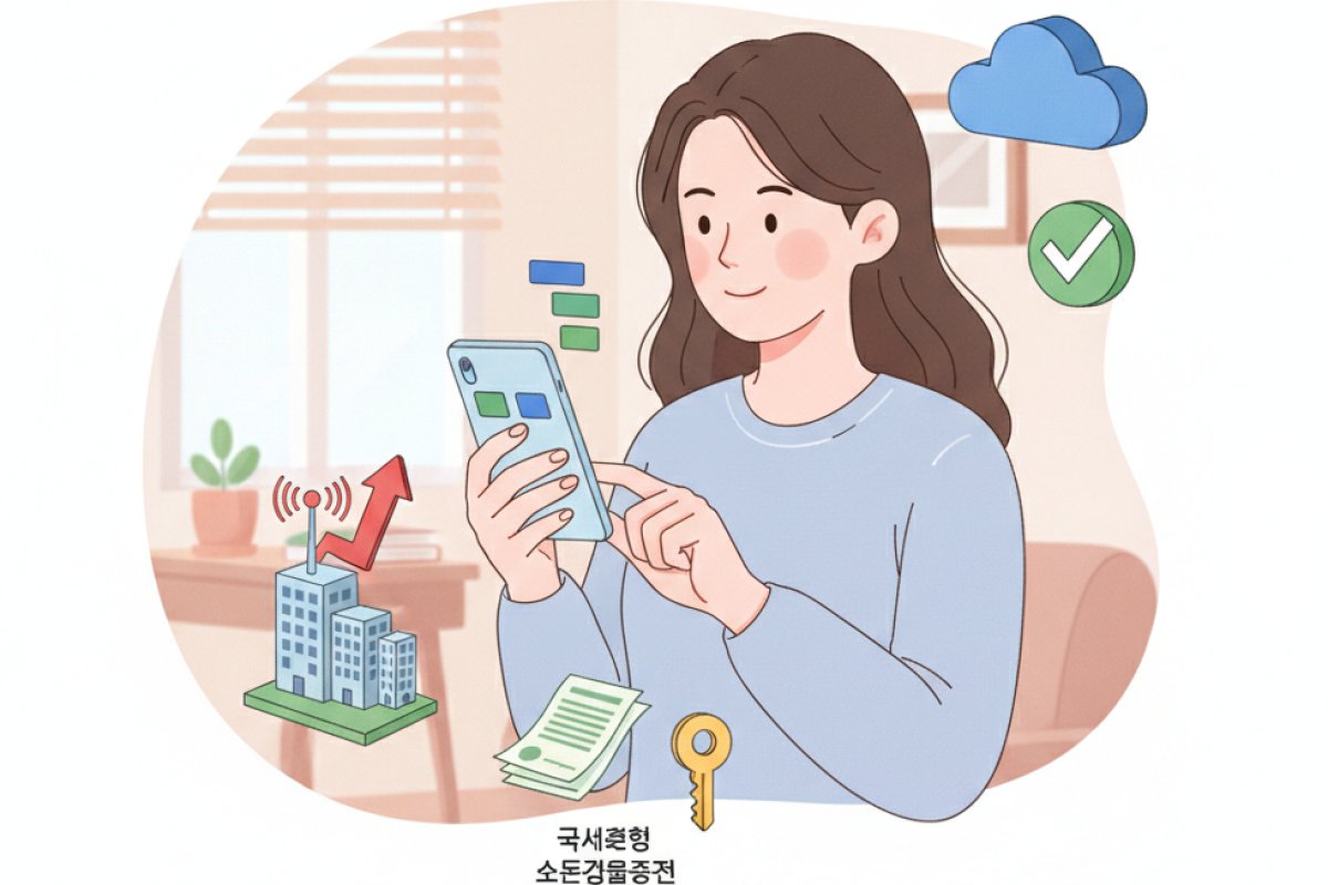 스마트폰으로 3분 만에 비금융 성실납부 가점 올리기