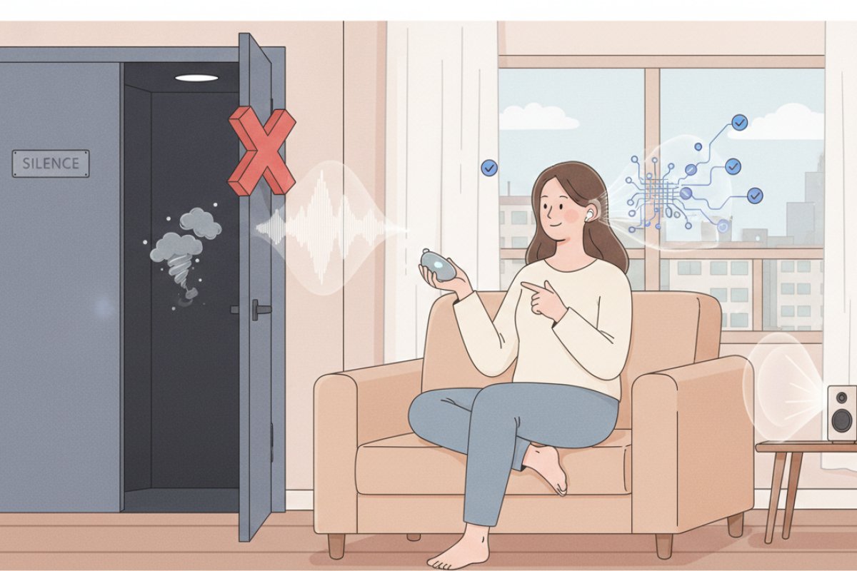 완전한 침묵 피하기와 소리 치료를 통한 뇌 청각 회로 안정화