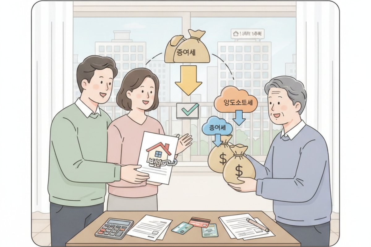 어떤 상황에서 부담부증여가 세금 총액을 낮춰줄까?
