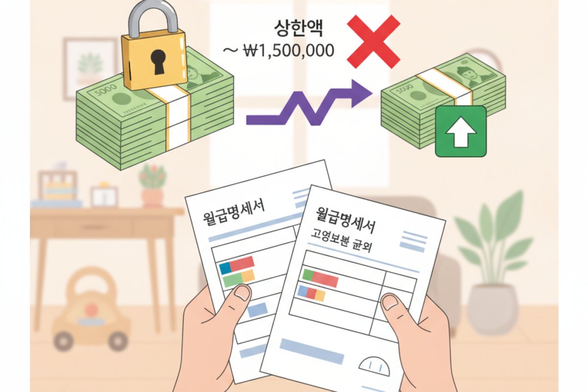 통상임금 기준 일반 육아휴직 급여 산정 공식과 상·하한액 이해하기