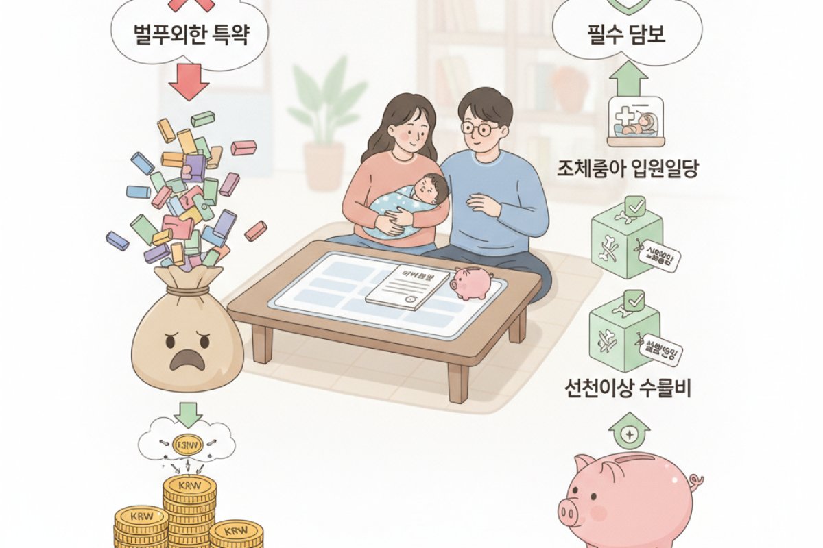 신생아 위험 대비 필수 담보와 선택 특약의 명확한 선별 기준
