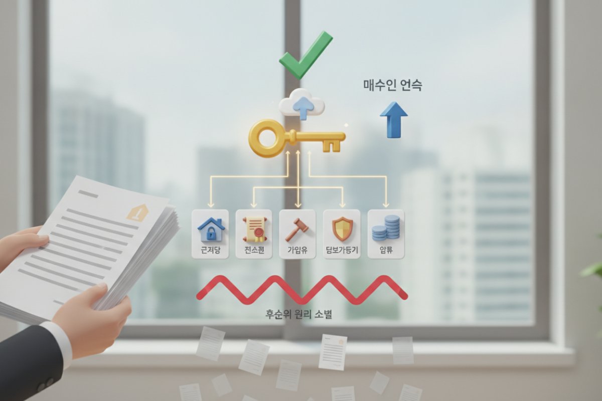 말소기준권리의 개념과 기준이 되는 6가지 핵심 권리