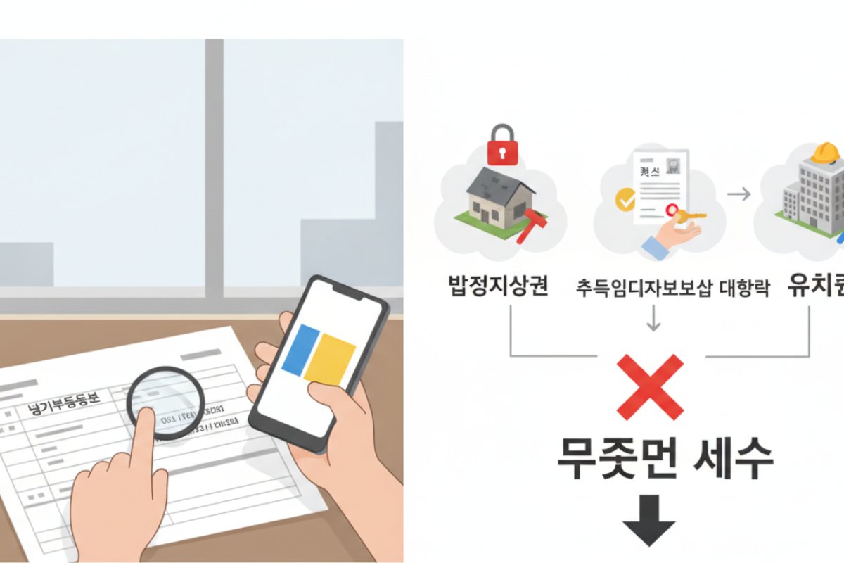말소기준권리와 무관하게 무조건 인수되는 특수 권리 3가지