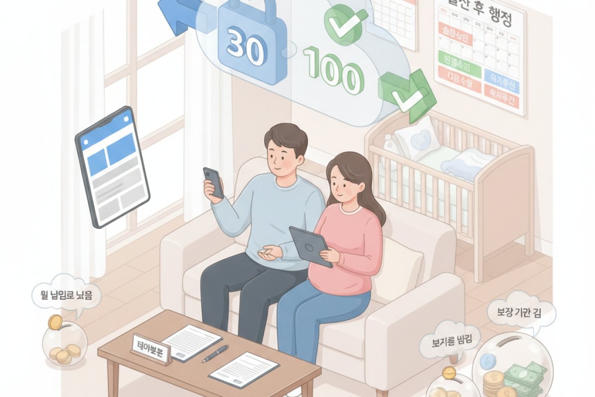 30세 대 100세 만기 설정 기준과 출산 후 사후 행정