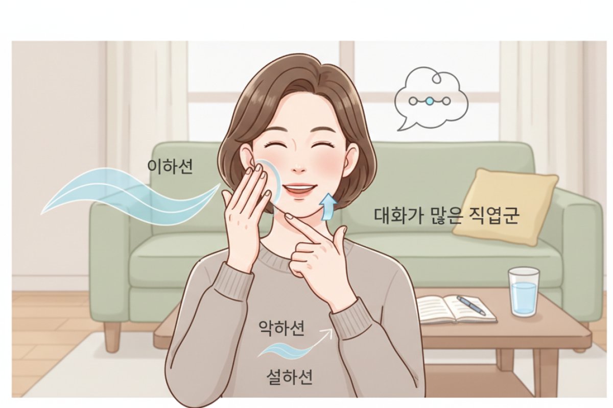 타액선 자극과 단계별 구강 보습 유지 기술