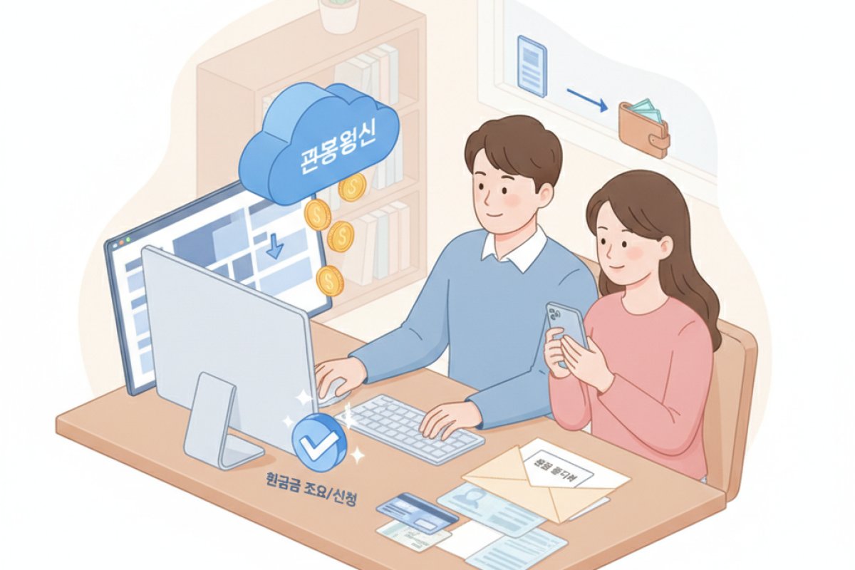 공단 전산을 활용한 환급금 조회와 본인 명의 계좌 신청 경로
