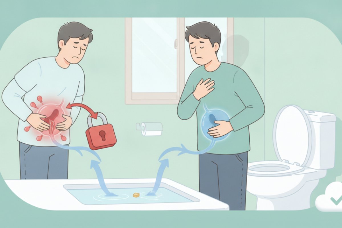 배뇨 시 복압 주의와 잔뇨 배출을 돕는 배뇨 테크닉