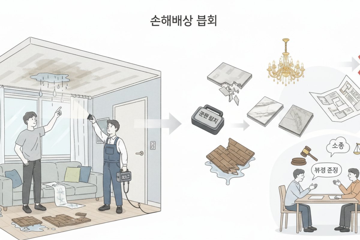 누수 손해배상 범위 산정과 합의 불성립 시 분쟁조정·소송 절차