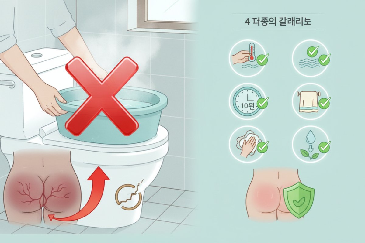 부작용을 막는 올바른 온수 좌욕의 4대 원칙