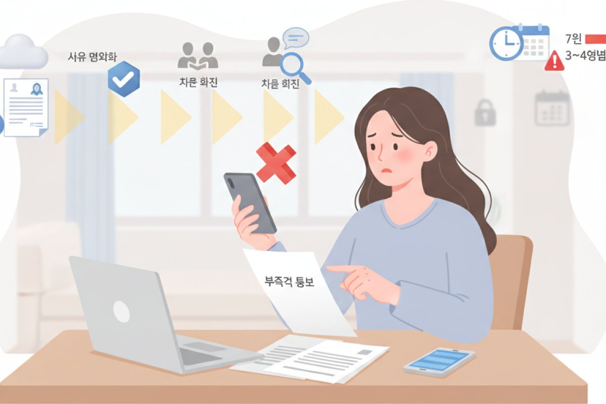 부적격 통보 접수 즉시 실행하는 5단계 소명 절차
