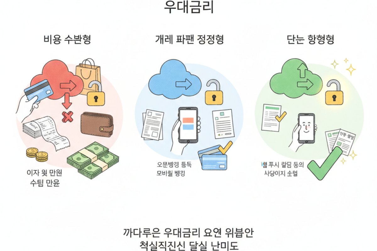 까다로운 우대금리 요건 유형과 현실적인 달성 난이도