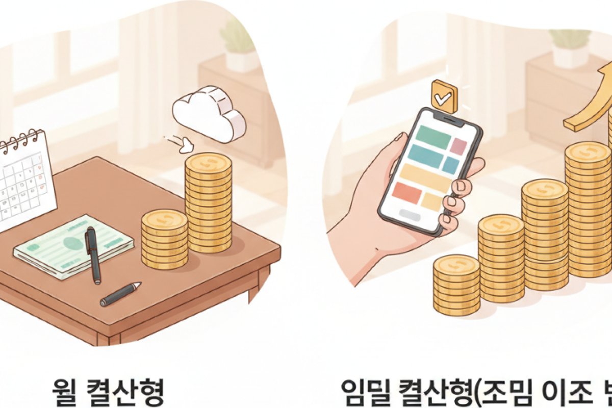 이자 정산 주기와 일복리 효과의 실익 비교