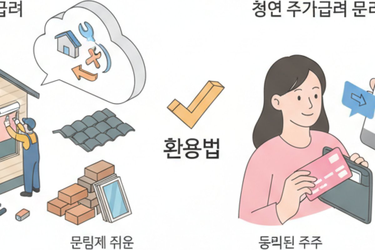자가가구 수선유지급여와 청년 주거급여 분리지급 활용법