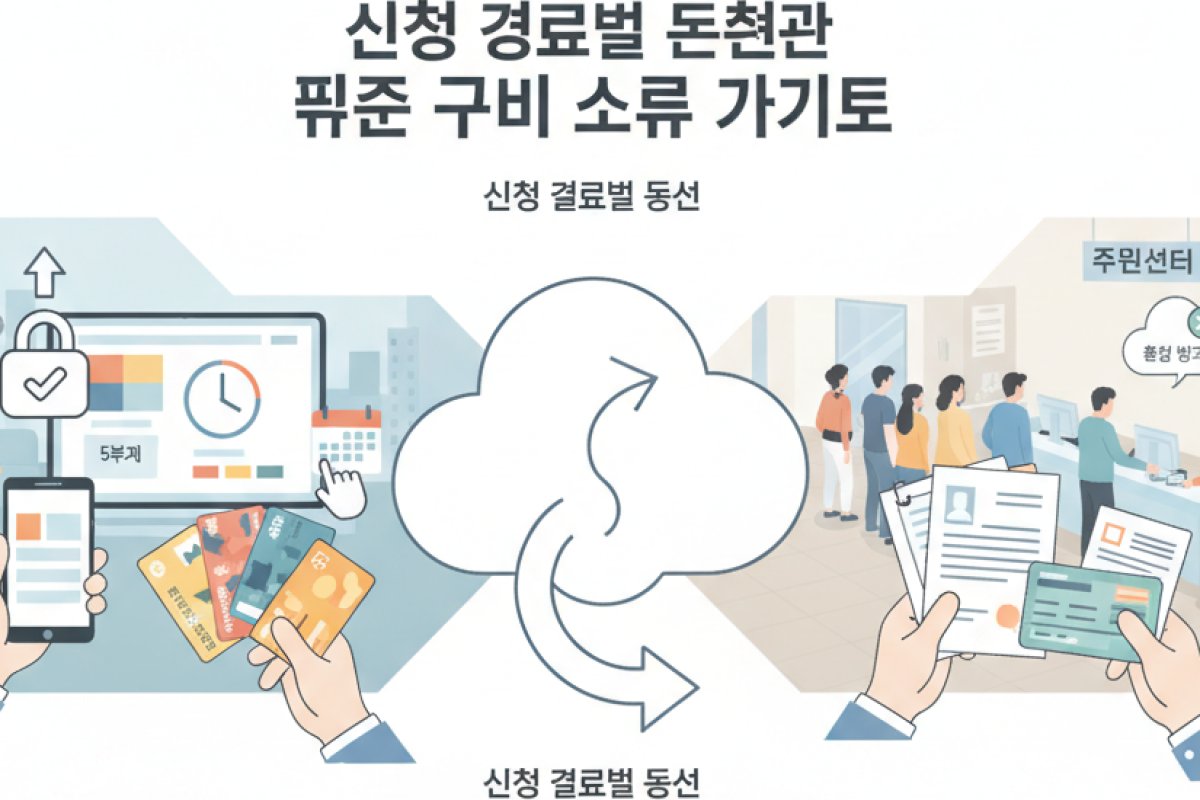 신청 경로별 동선과 필수 구비 서류 가이드