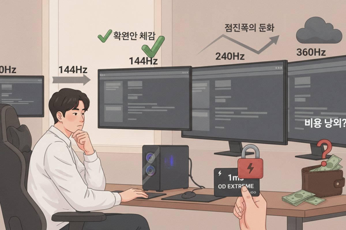 게이밍 환경을 위한 주사율과 동기화 기술 세부 점검
