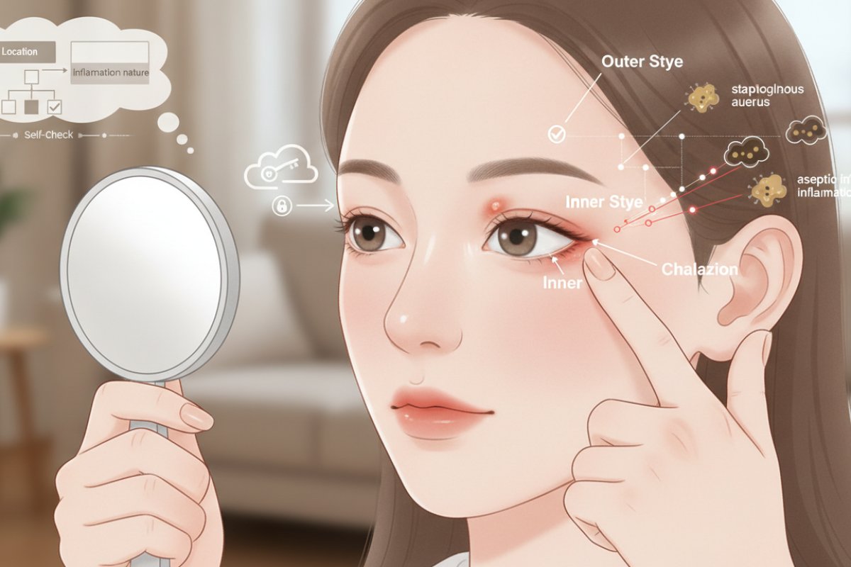겉다래끼·속다래끼·콩다래끼, 원인과 위치로 구분하는 기본 원리