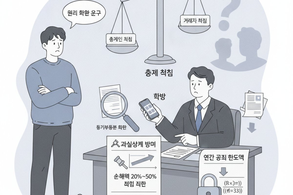 과실상계 방어와 연간 공제 한도액의 함정을 피하는 실무 팁