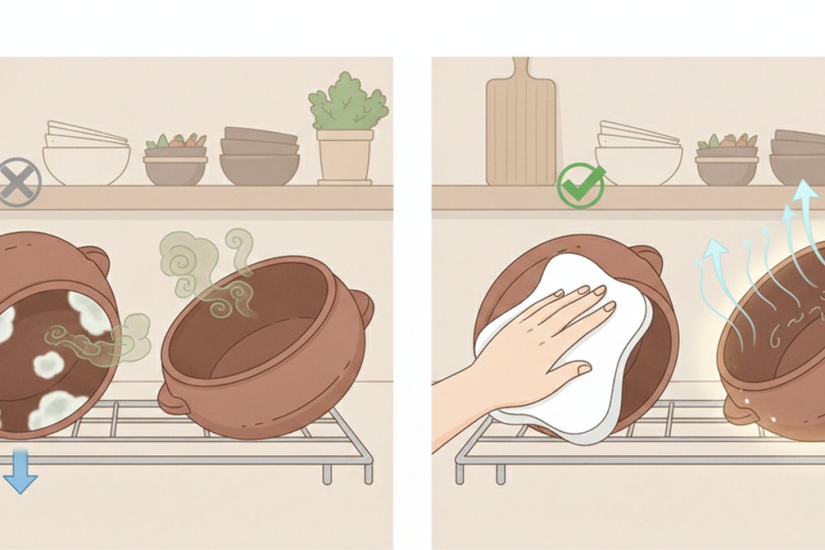 곰팡이와 잡내를 원천 차단하는 완전 건조 및 통기 보관법