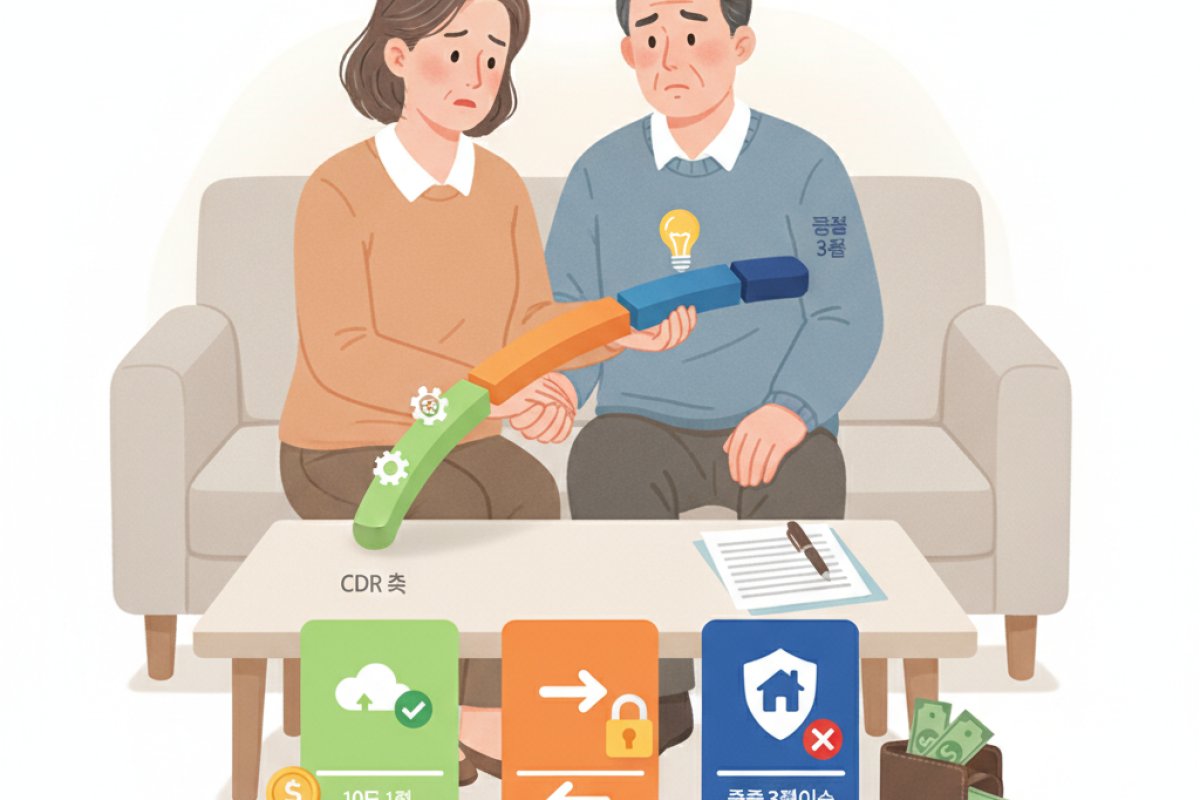 CDR 척도 이해하기: 경도(1점)부터 중증(3점 이상)까지 보장 공백 줄이는 법