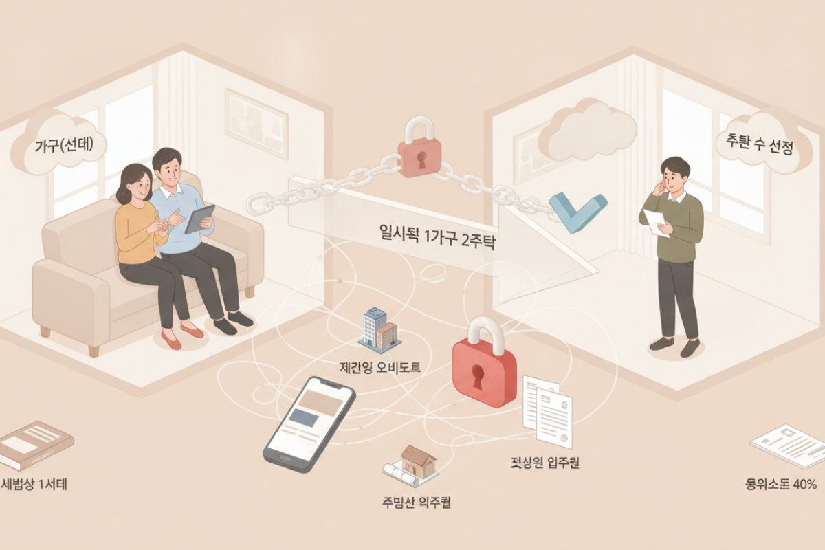 주택 판정과 세대 구성 분리 시 주의해야 할 함정