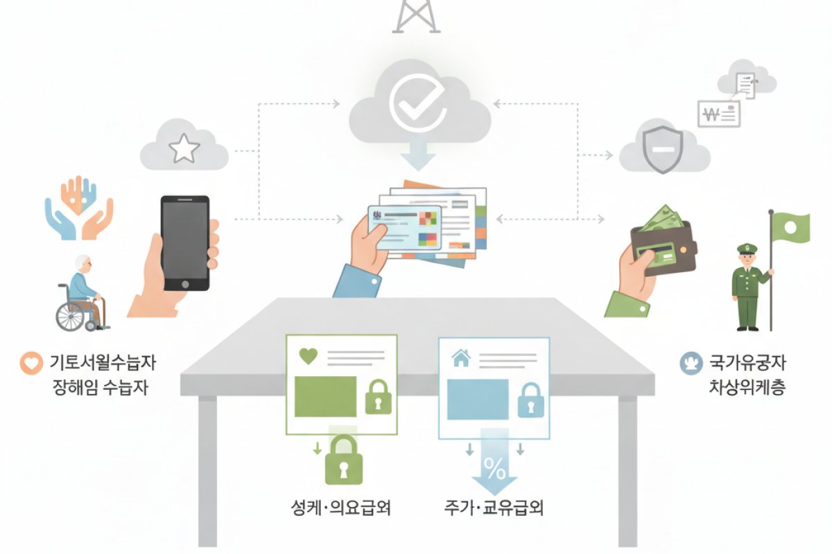 법정 감면 대상군 분류와 자격별 혜택 기준