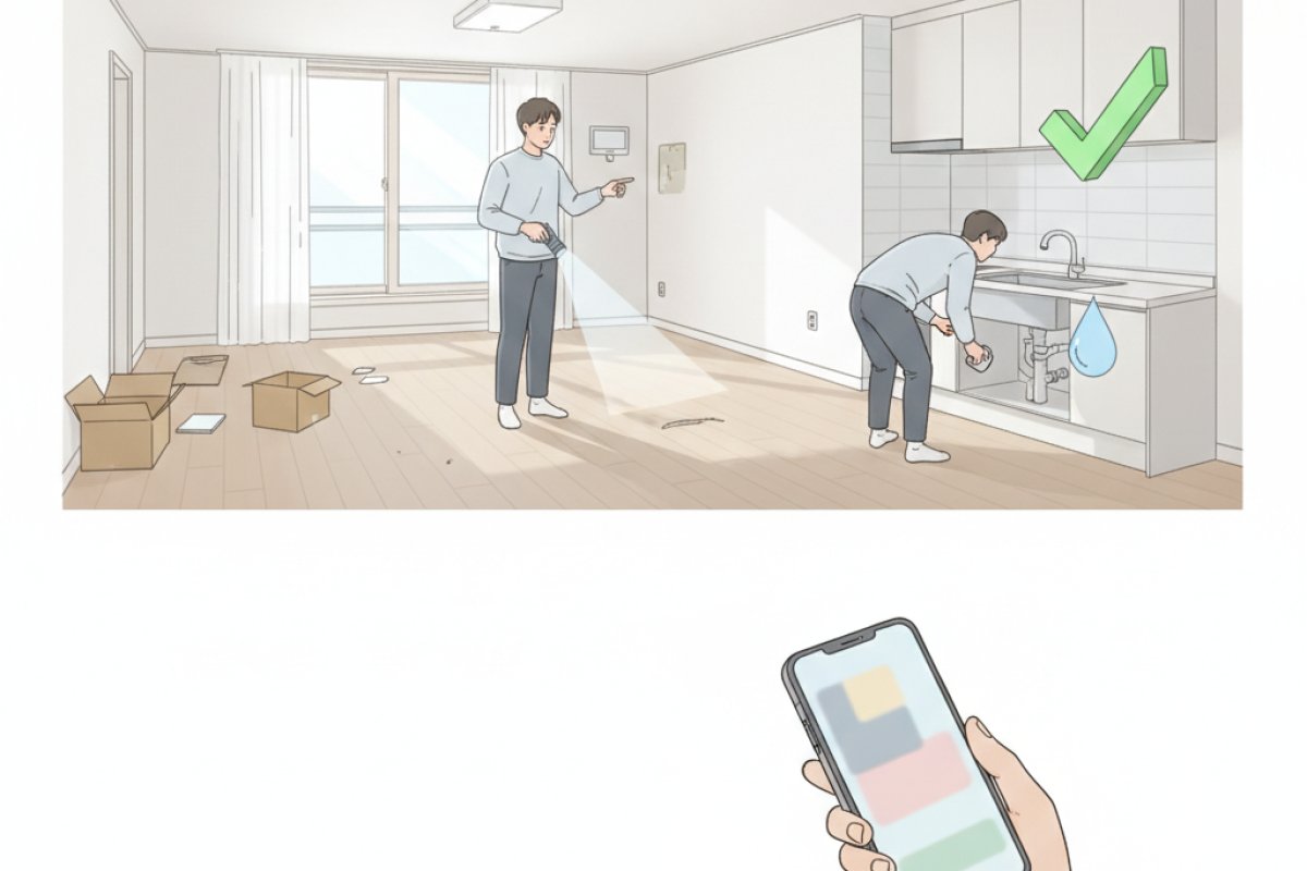 잔금 당일 오전: 목적물 현장 상태 검증과 점유 이전 확인