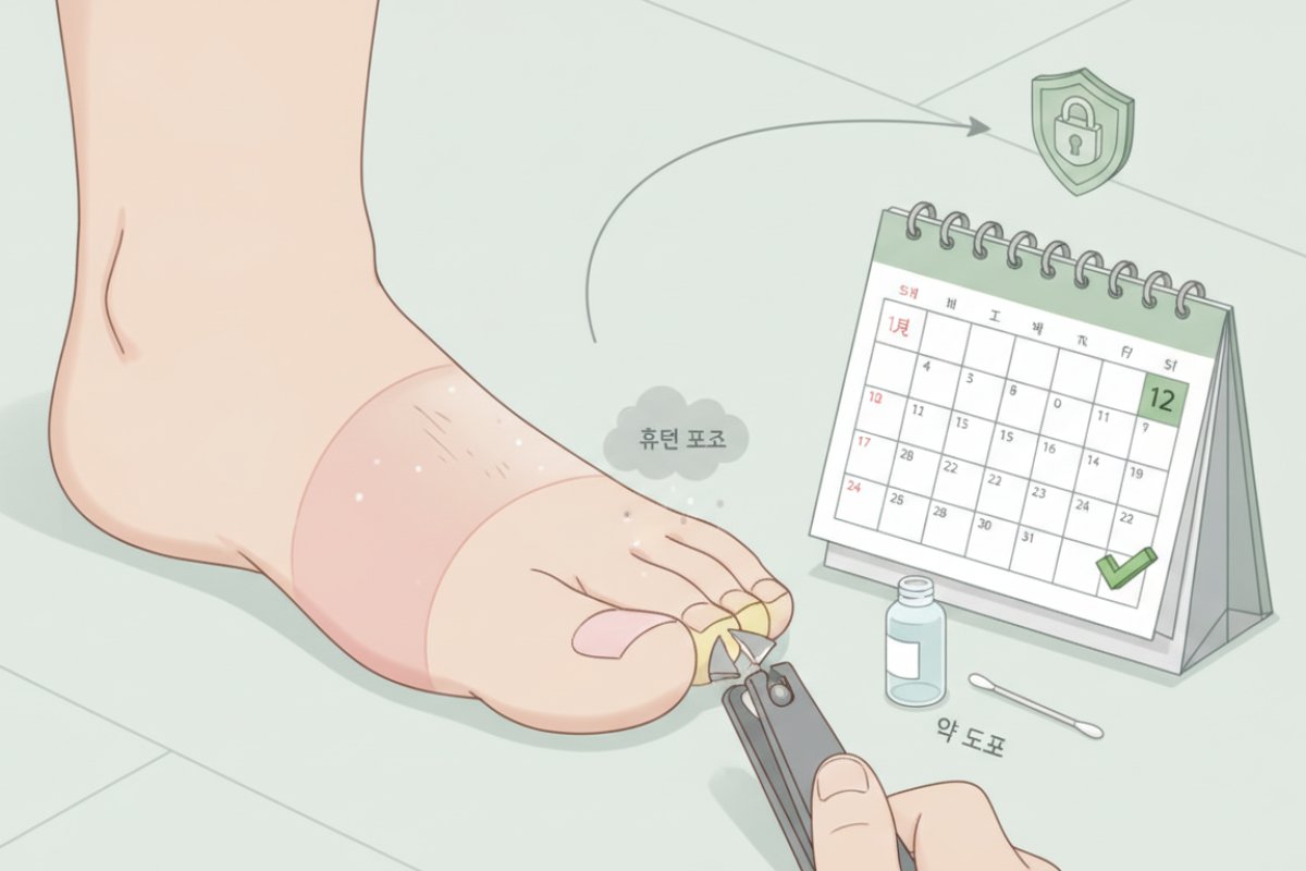 완치 판정까지의 시간 계산과 일상 환경의 포자 재감염 차단술