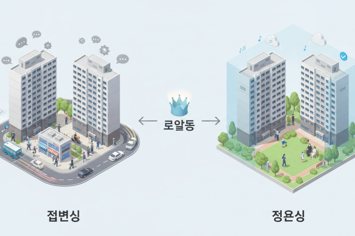 1. 로얄동을 결정짓는 3대 요소: 접근성, 정온성, 통경축
