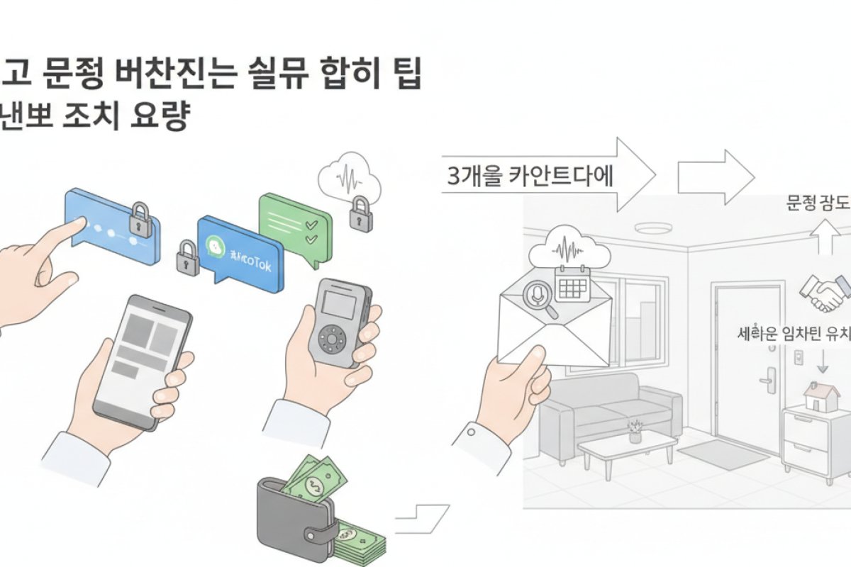 분쟁을 막는 실무 합의 팁과 단계별 조치 요령
