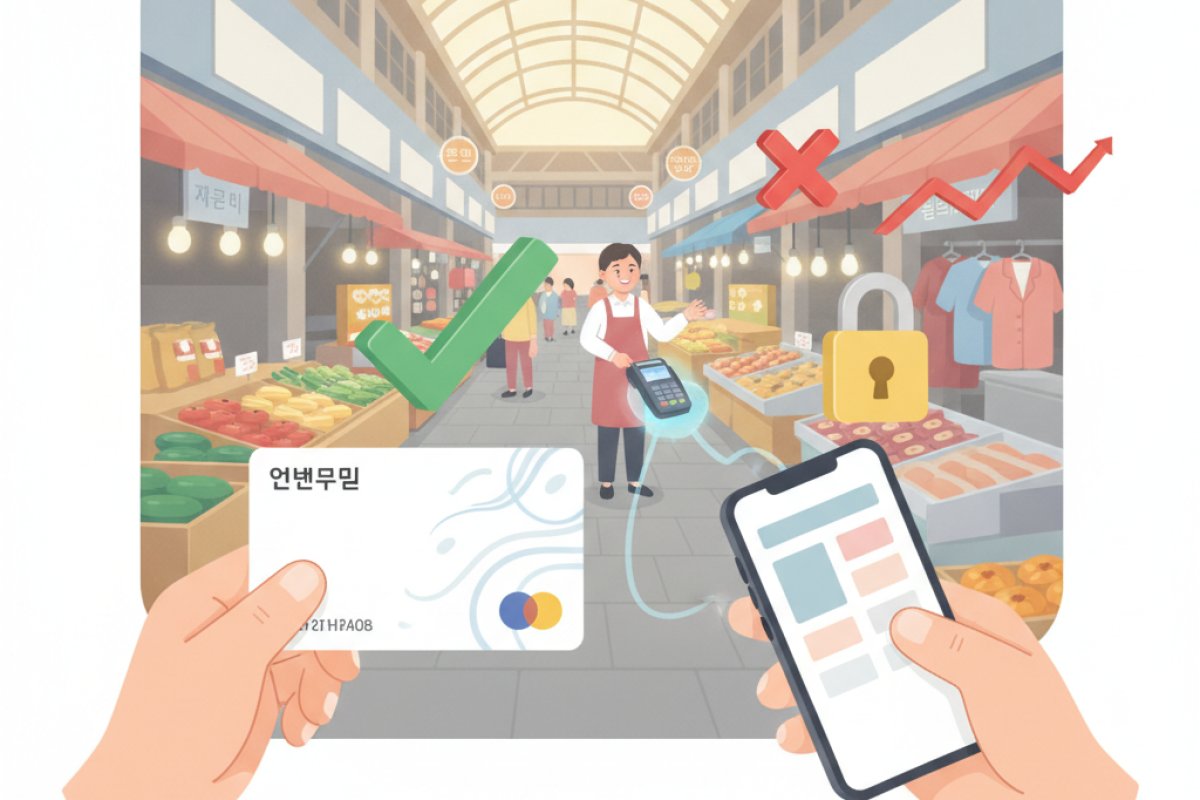 가맹점 식별 요령과 전통시장 내 결제 불가 매장 구별법
