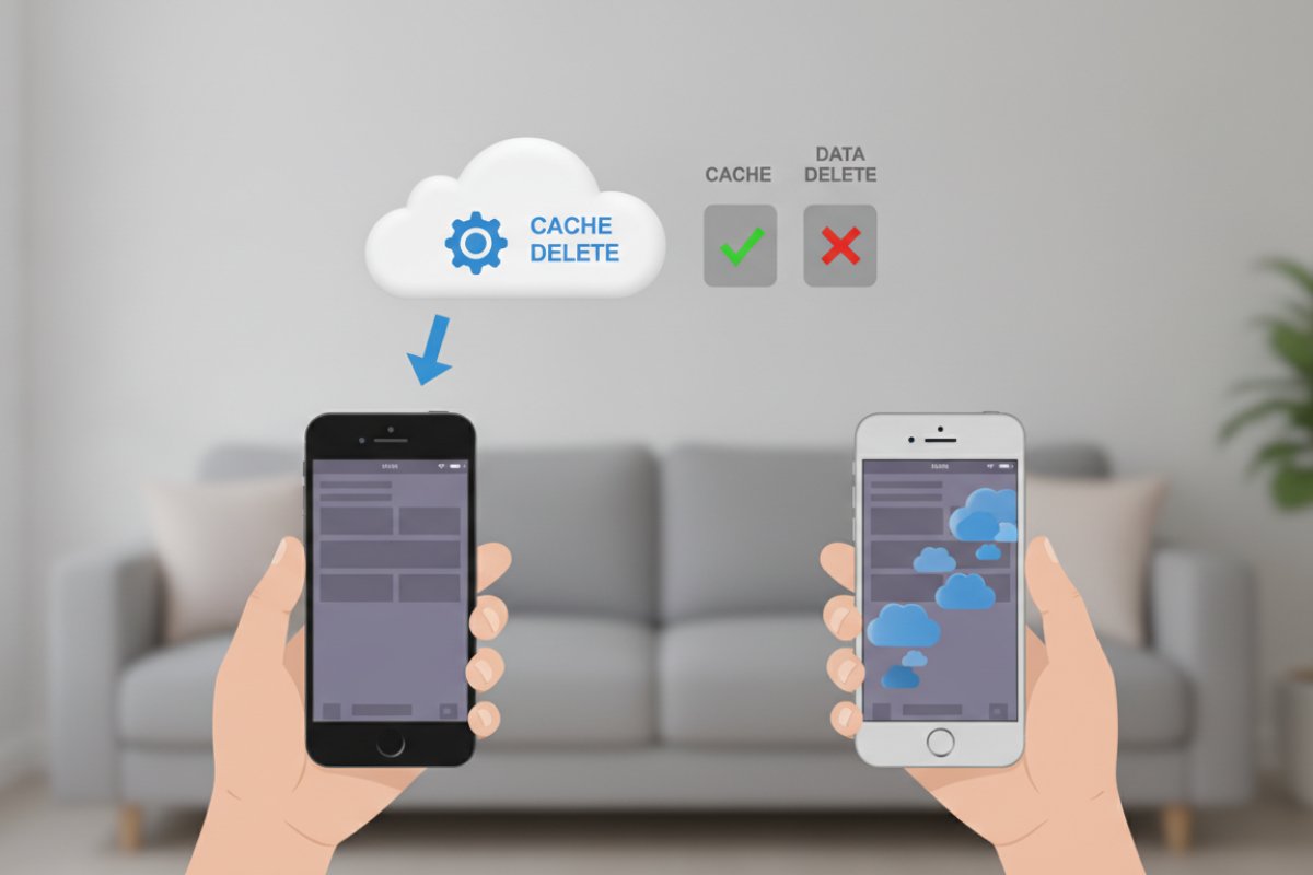 안드로이드와 iOS(아이폰)의 용량 청소 메커니즘 차이점