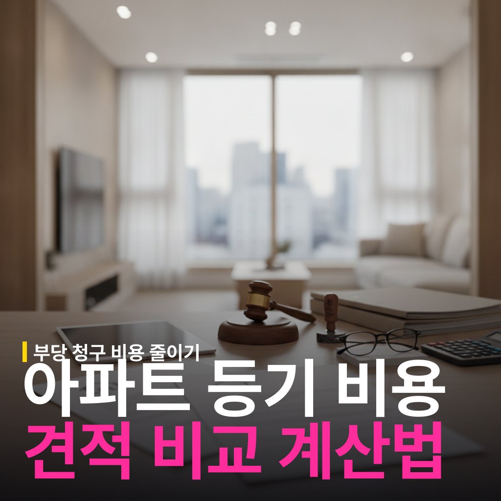 입주 전 등기 절차와 법무사 비용 계산 방법
